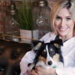 Dr. Laura Catena & her dog Beans